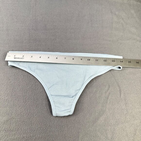 Aeropostale Women's Size Medium Panty Thong Seamless Light Blue New Without Tags - Picture 7 of 9